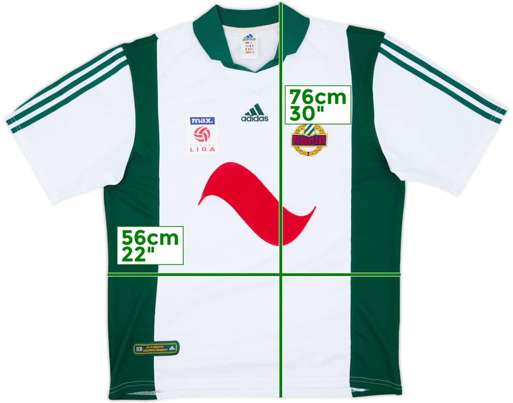 2001-03 Rapid Vienna Home Shirt - 9/10 - (L)