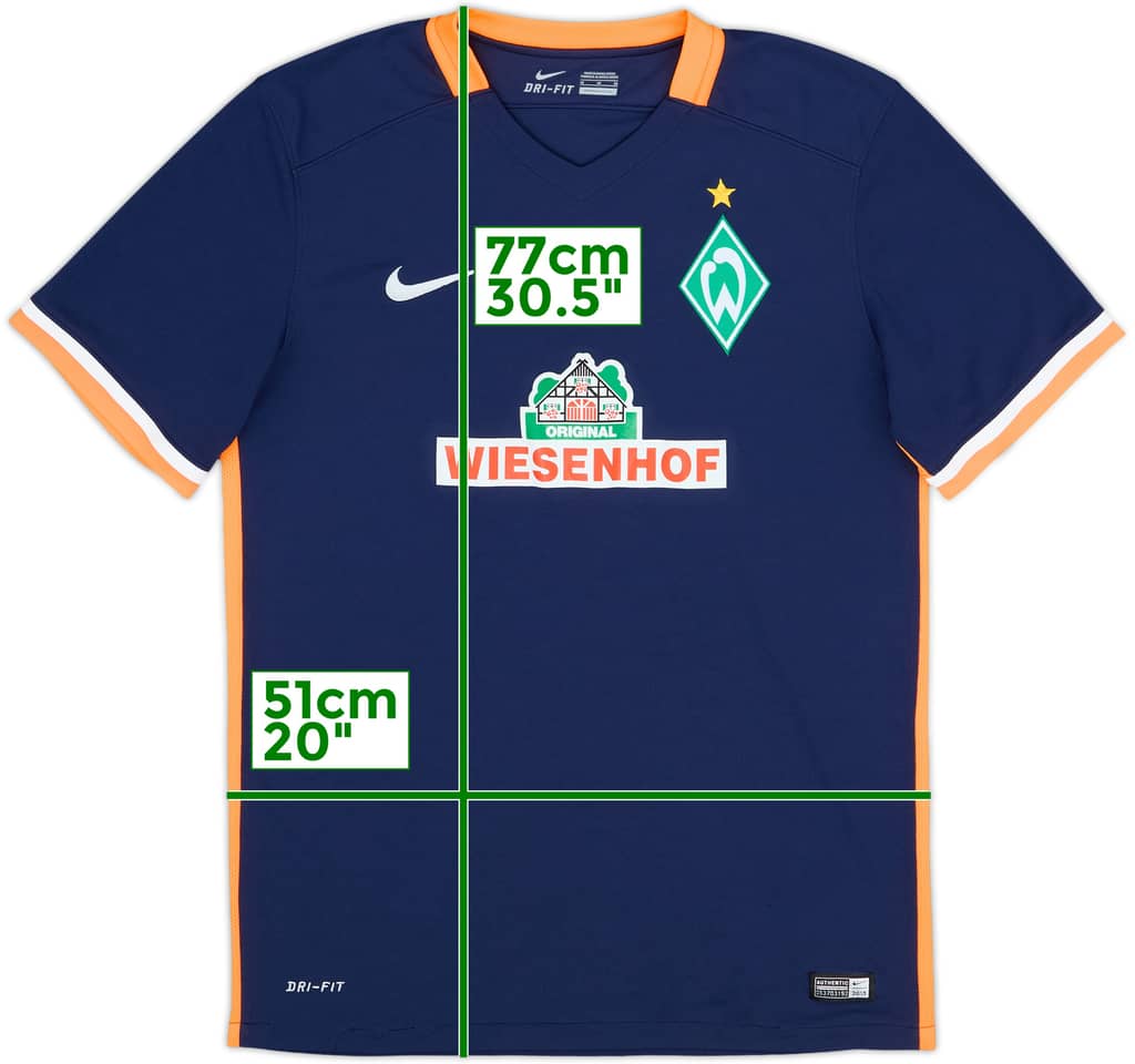 2015-16 Werder Bremen Away Shirt - 8/10 - (M)