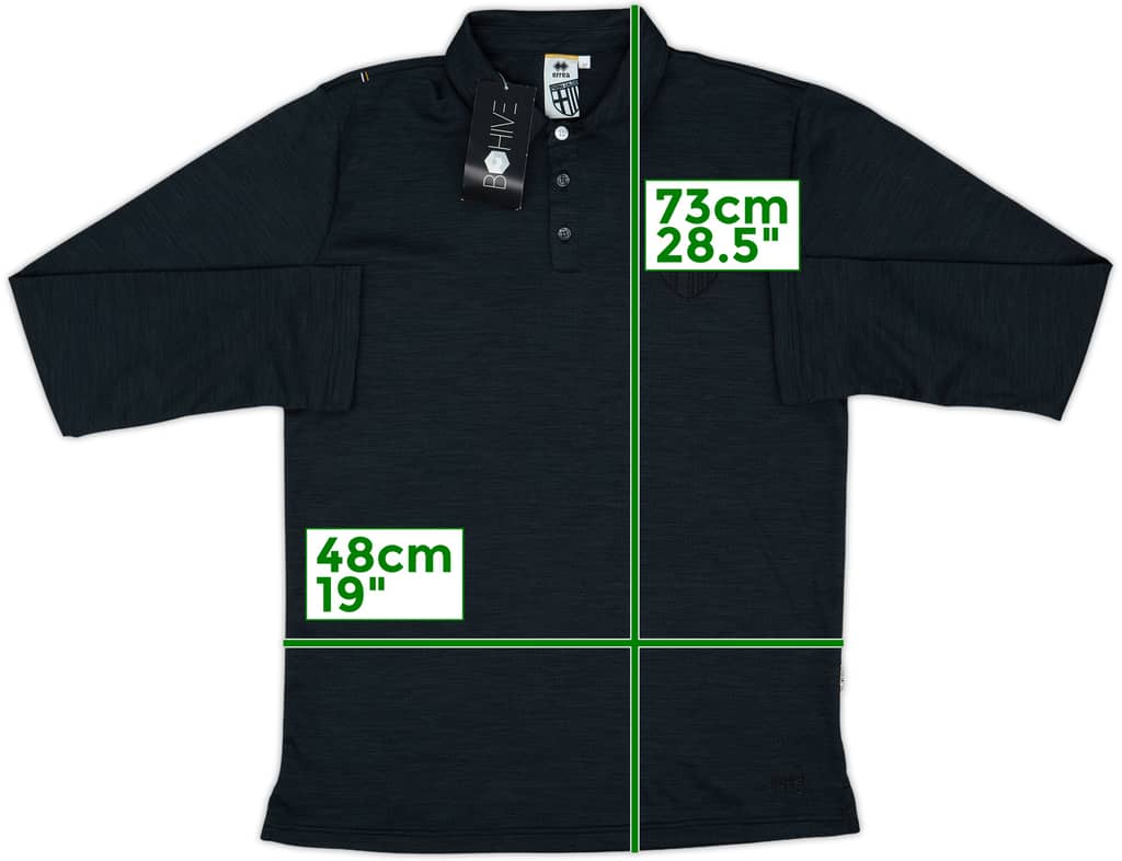 2018-19 Parma Errea Polo L/S Shirt (M)