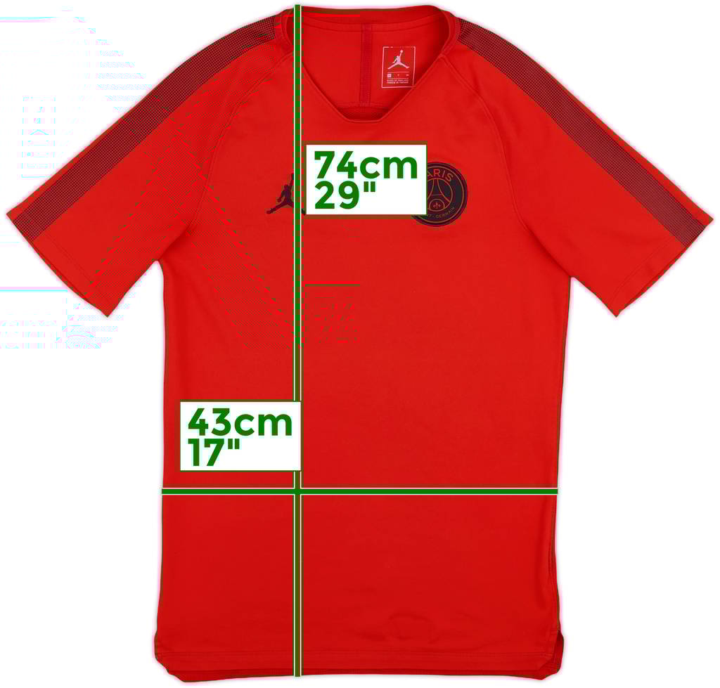 2018-19 Paris Saint-Germain Nike Jordan Training Shirt - 8/10 - (S)