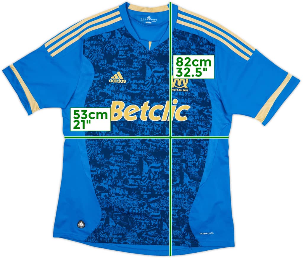 2011-12 Olympique Marseille Away Shirt - 10/10 - (L)