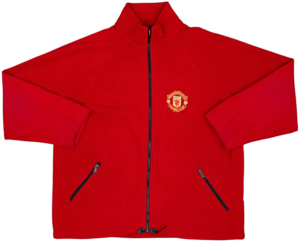 2000s Manchester United Fleece Track Jacket - 8/10 - (XL)