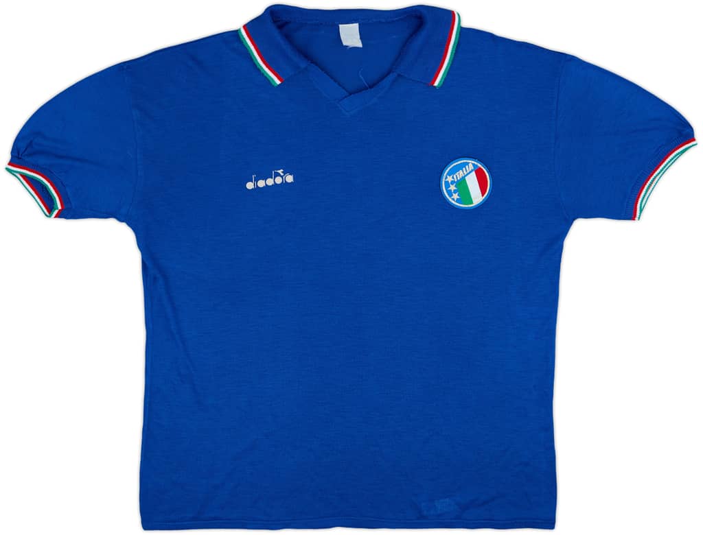 1986-91 Italy Home Shirt - 8/10 - (XL)