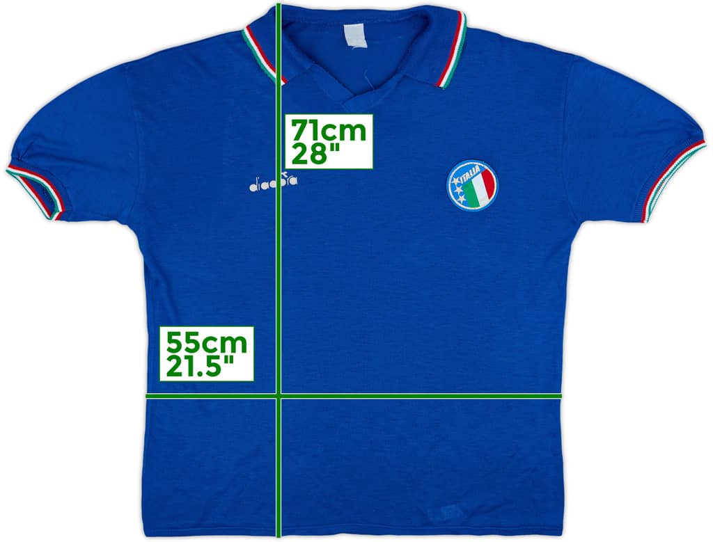 1986-91 Italy Home Shirt - 8/10 - (XL)