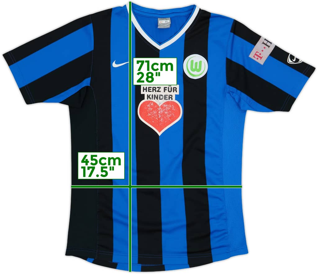 2007-08 Wolfsburg Away Shirt - 6/10 - (XL.Boys)