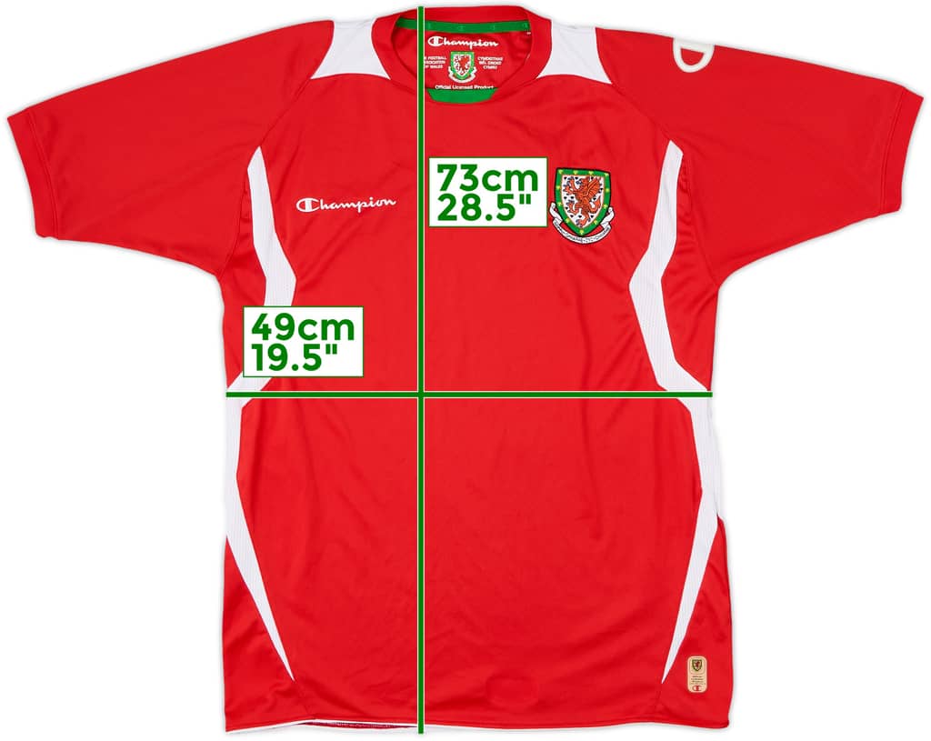 2008-10 Wales Home Shirt - 8/10 - (M)