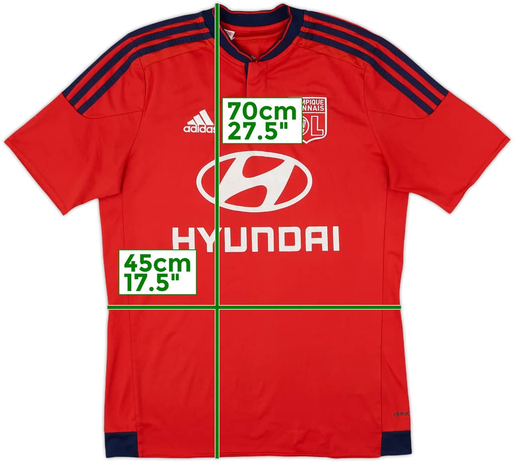 2015-16 Lyon Away Shirt - 5/10 - (XL.Boys)