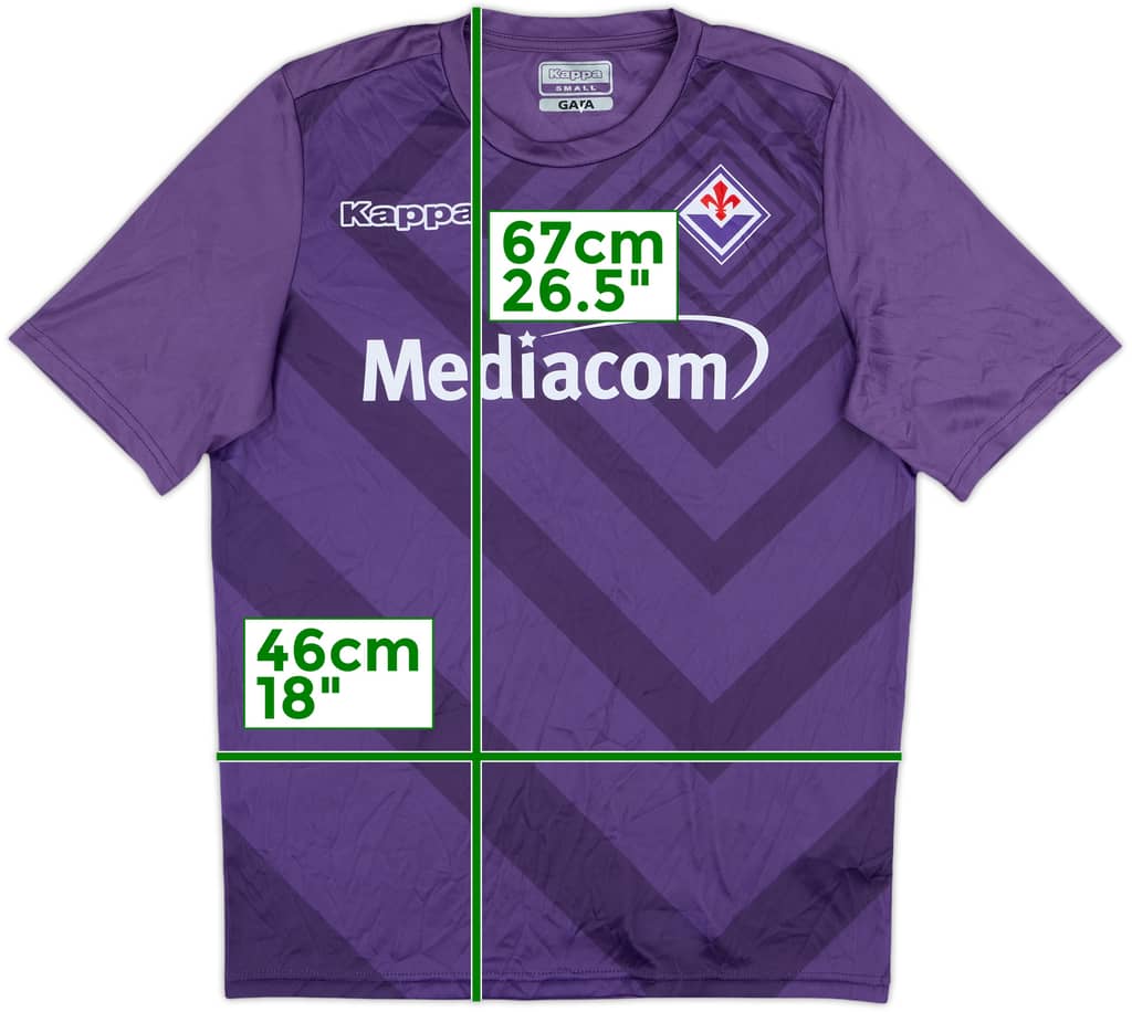 2022-23 Fiorentina Basic Home Shirt - 9/10 - (S)