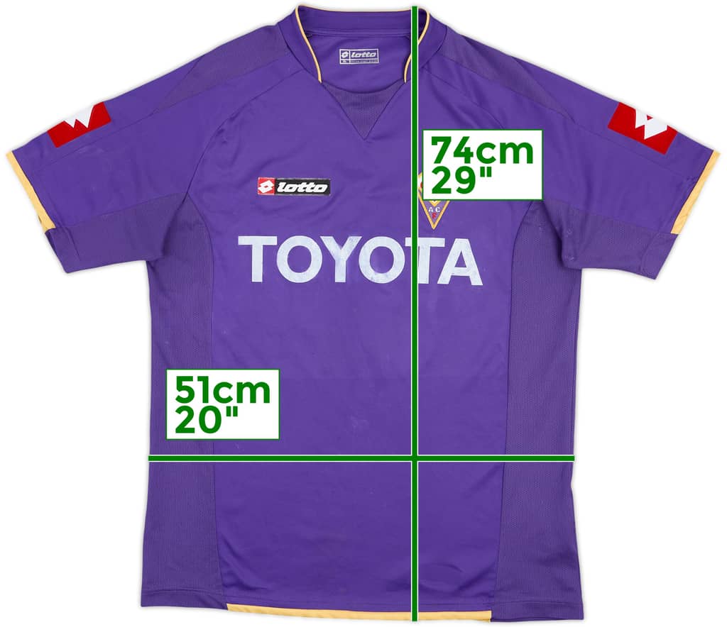 2007-08 Fiorentina Home Shirt - 5/10 - (XL)
