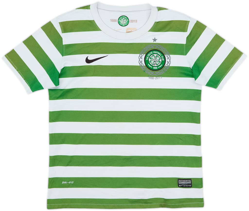 2012-13 Celtic '125th Anniversary' Home Shirt - 4/10 - (M.Boys)
