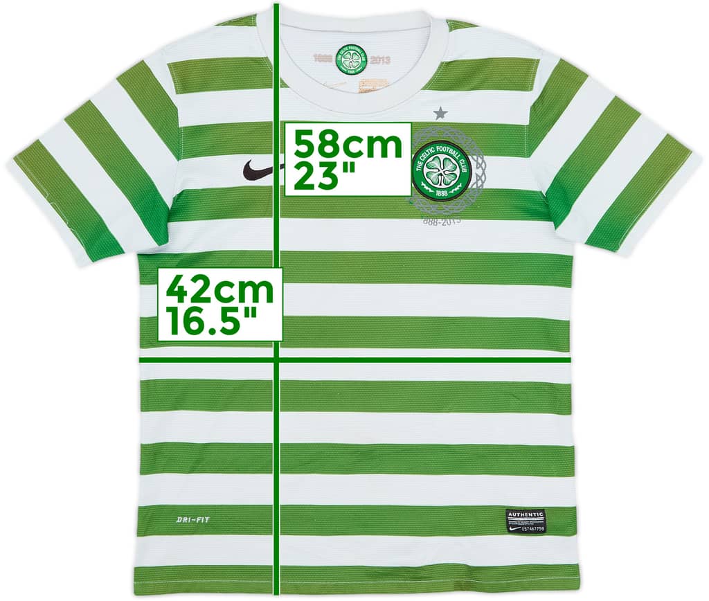 2012-13 Celtic '125th Anniversary' Home Shirt - 4/10 - (M.Boys)