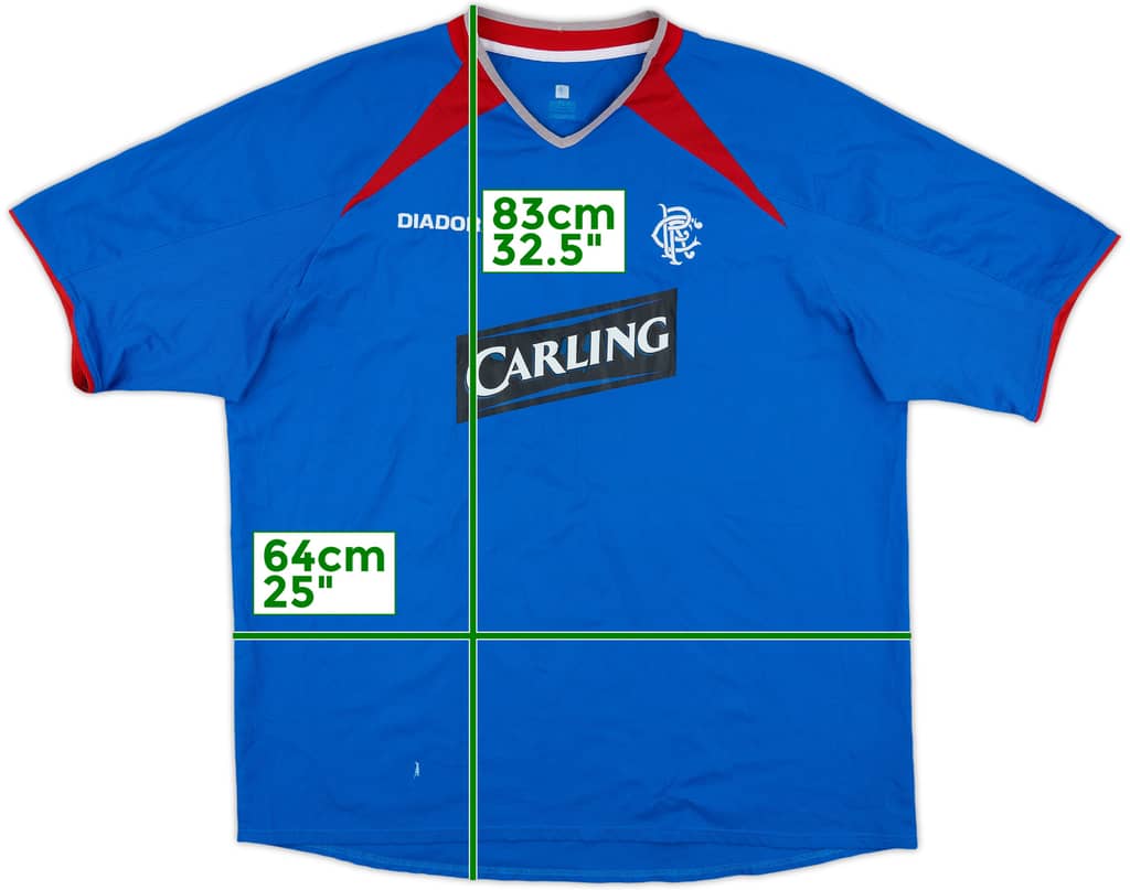 2003-05 Rangers Home Shirt - 4/10 - (XL)