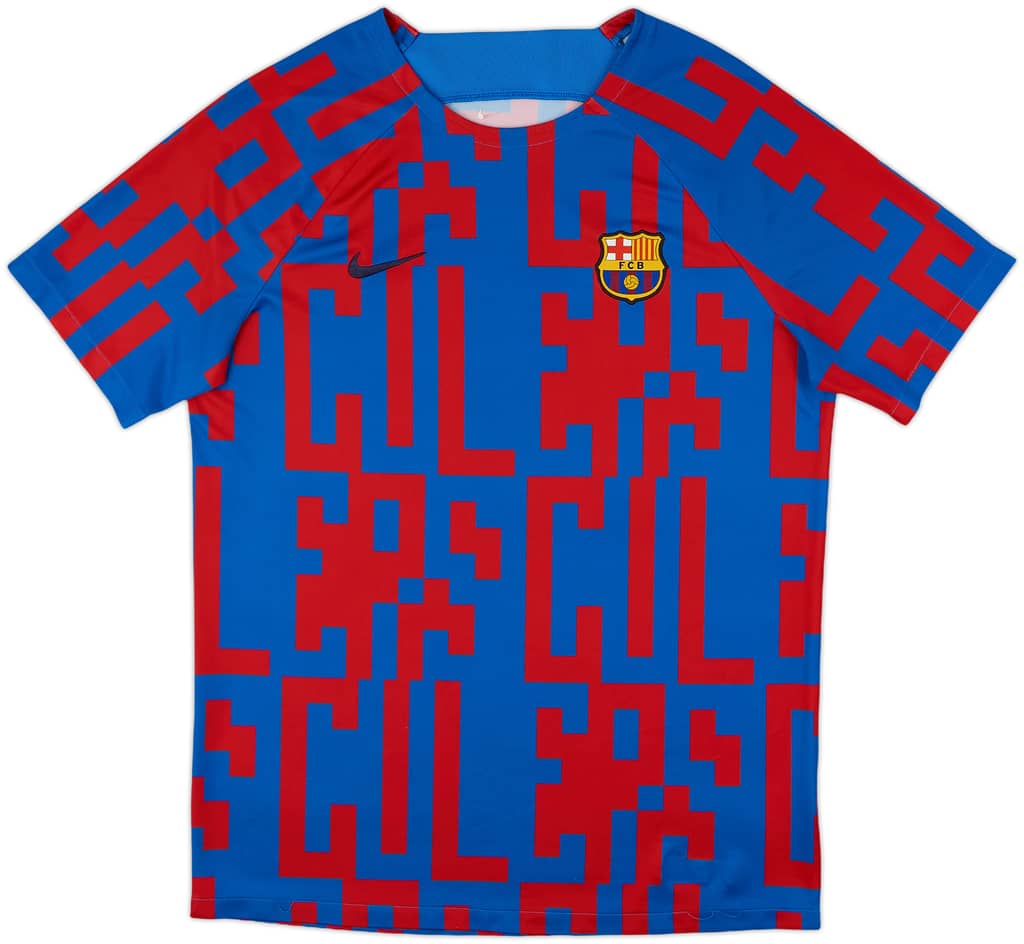 2022-23 Barcelona Nike Training Shirt - 8/10 - (L)