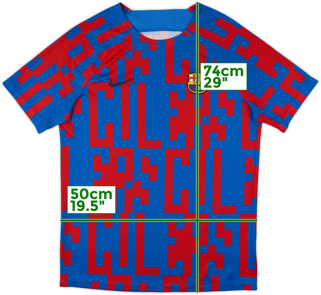 2022-23 Barcelona Nike Training Shirt - 8/10 - (L)