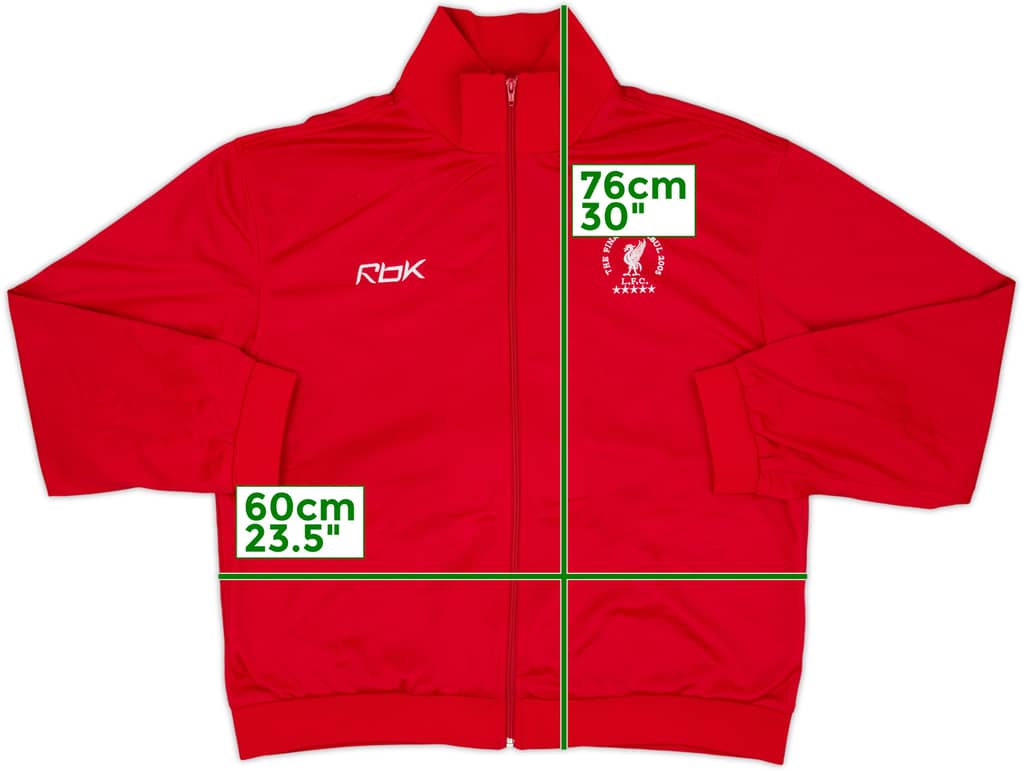 2005 Liverpool Reebok The Final Istanbul Track Jacket - 8/10 - (XXL)