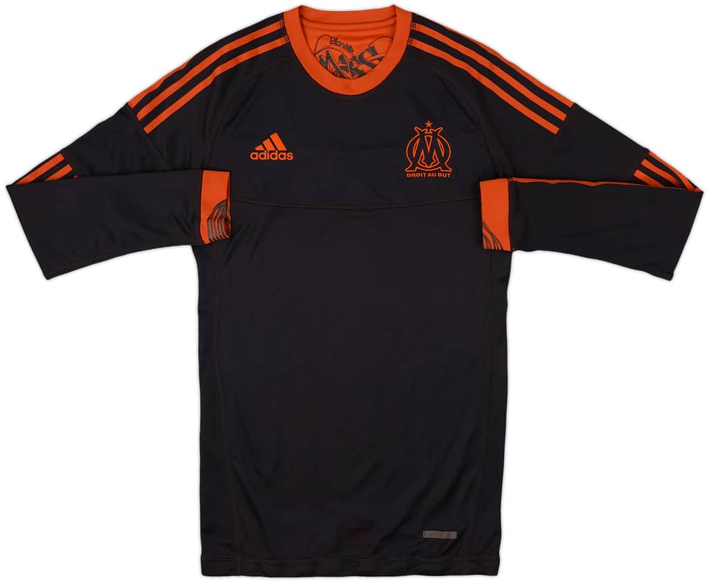 2012-13 Olympique Marseille Player Issue TechFit Third L/S Shirt - 7/10 - (S)
