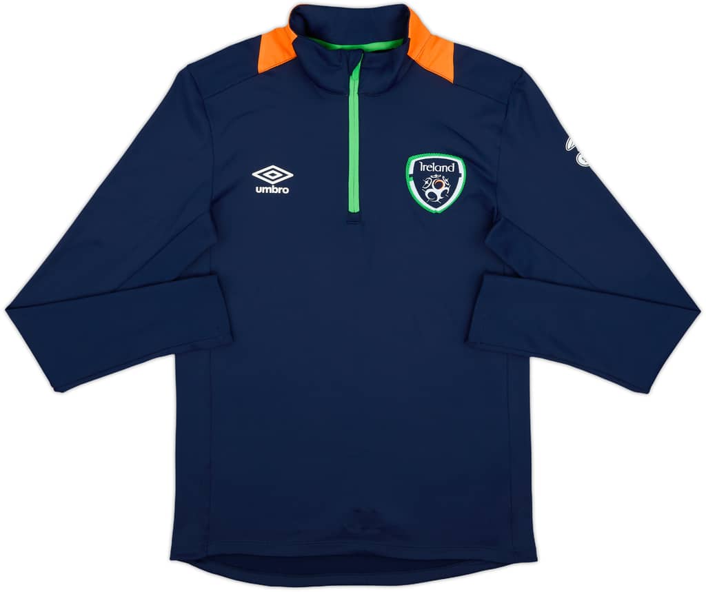 2016-17 Ireland Umbro 1/4 Zip Drill Top - 8/10 - (S)