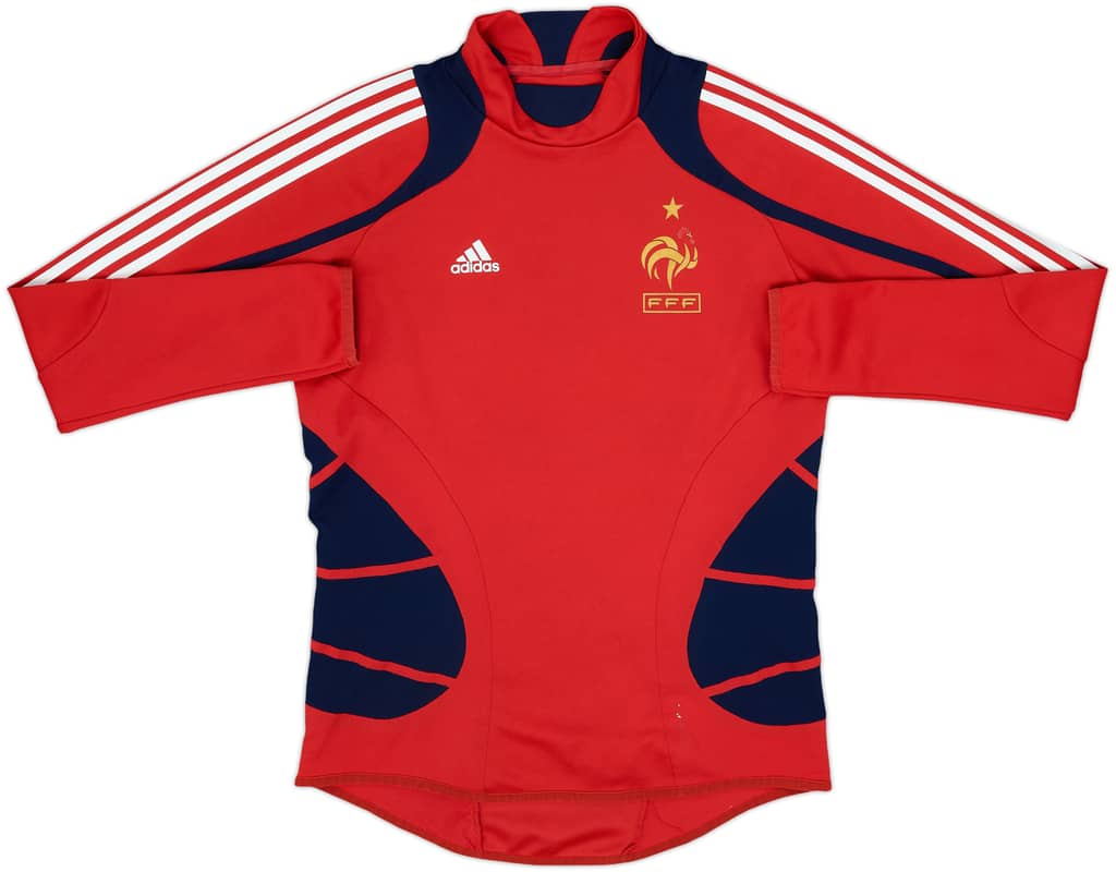 2007-08 France adidas Formotion Drill Top - 8/10 - (S)