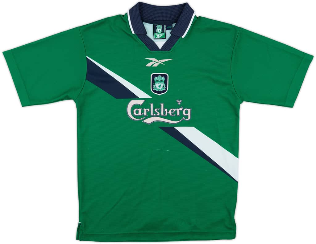 1999-00 Liverpool Away Shirt - 6/10 - (L.Boys)