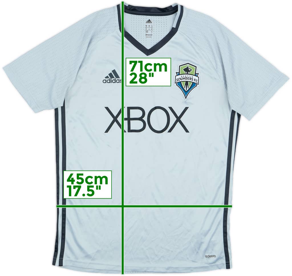 2016 Seattle Sounders adizero Training Shirt - 8/10 - (M)