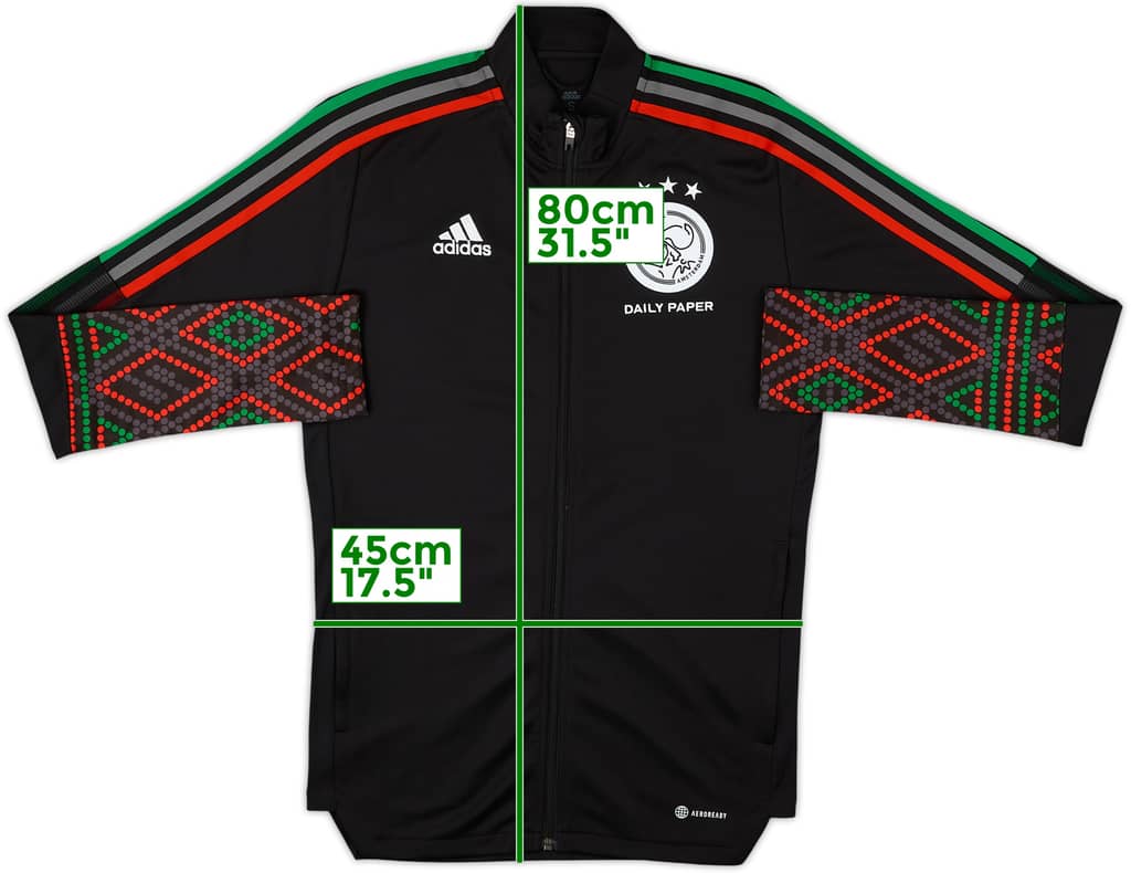 2022-23 Ajax adidas x Daily Paper Track Jacket - 10/10 - (S)