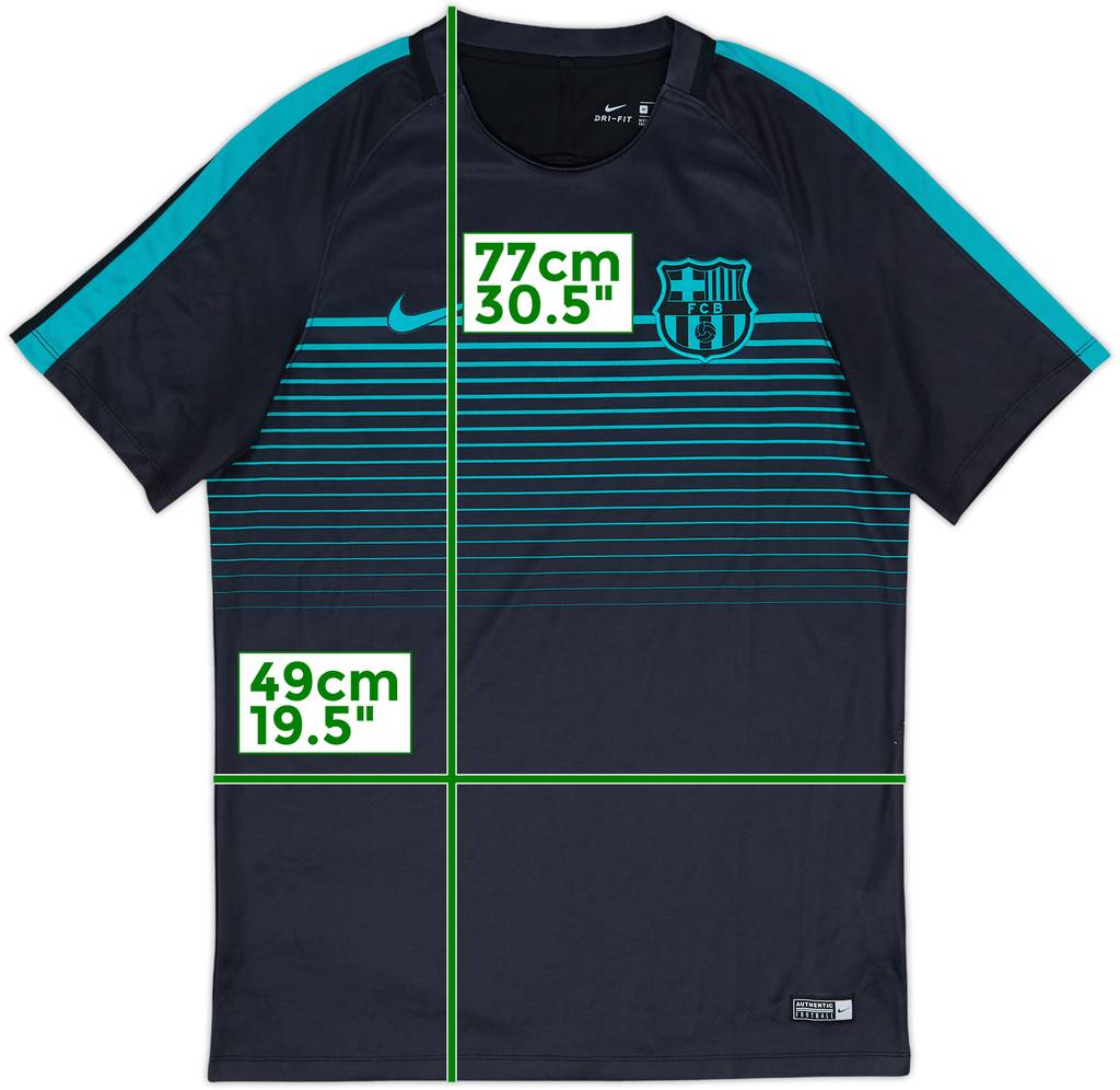 2016-17 Barcelona Nike Training Shirt - 9/10 - (M)