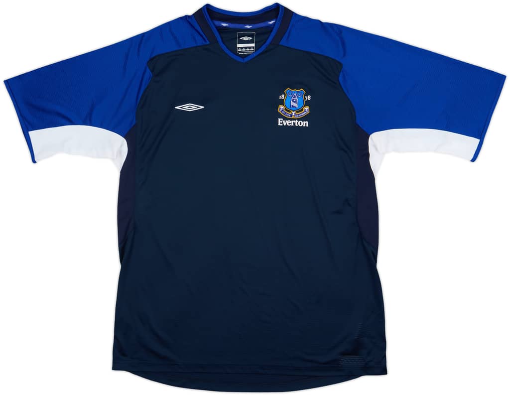2004-05 Everton Umbro Training Shirt - 9/10 - (XL)