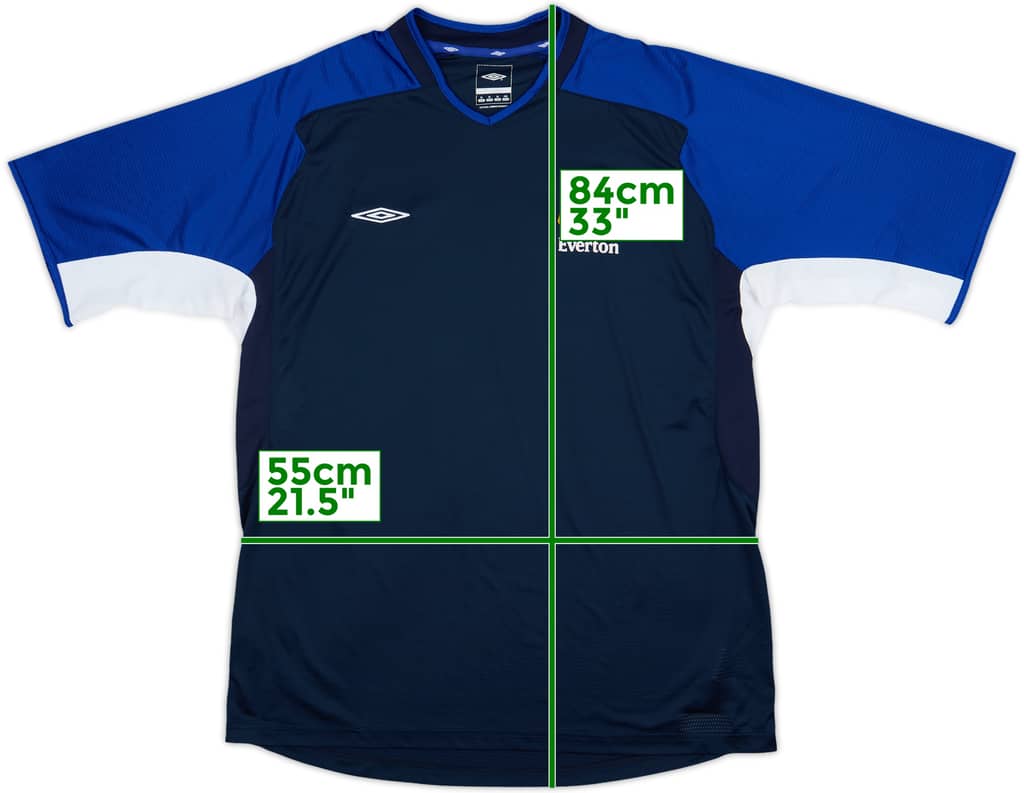 2004-05 Everton Umbro Training Shirt - 9/10 - (XL)