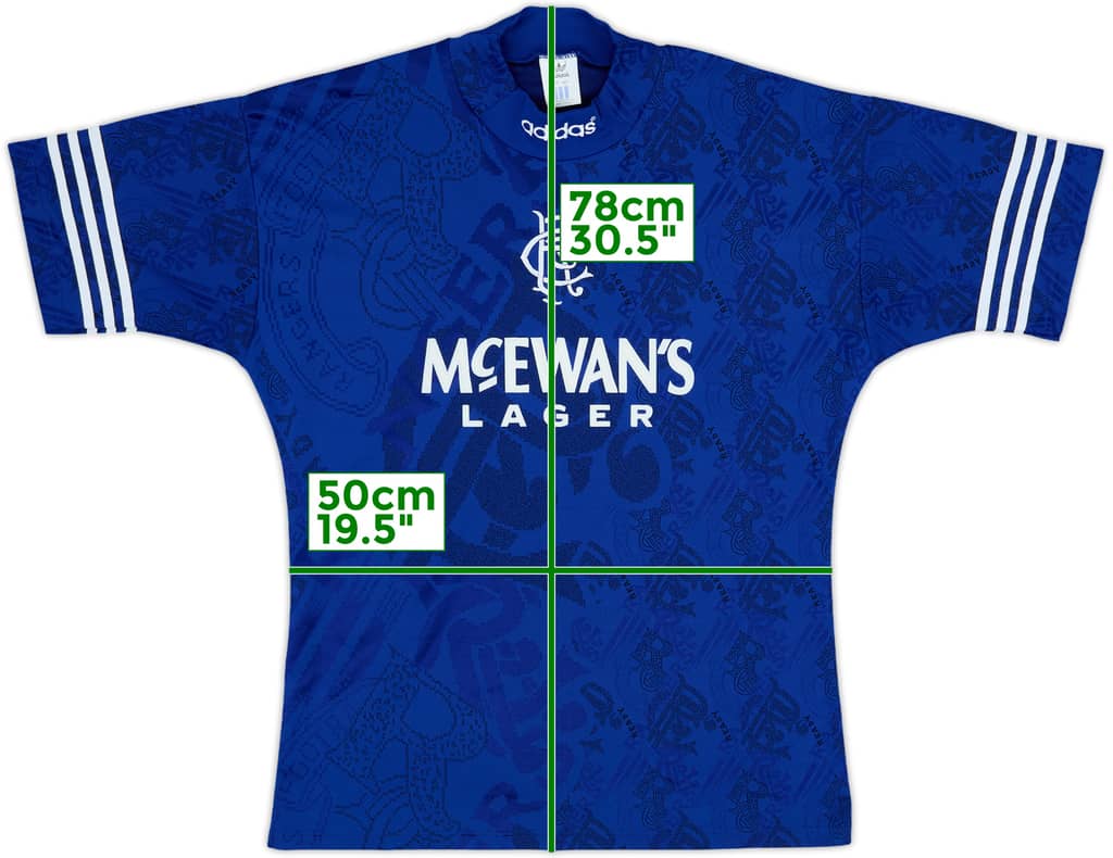 1994-96 Rangers Home Shirt - 8/10 - (M)