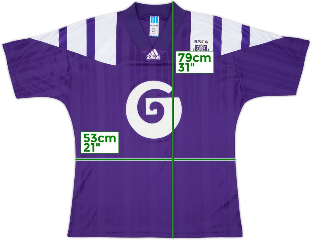 1992-93 Anderlecht Away Shirt - 9/10 - (L)