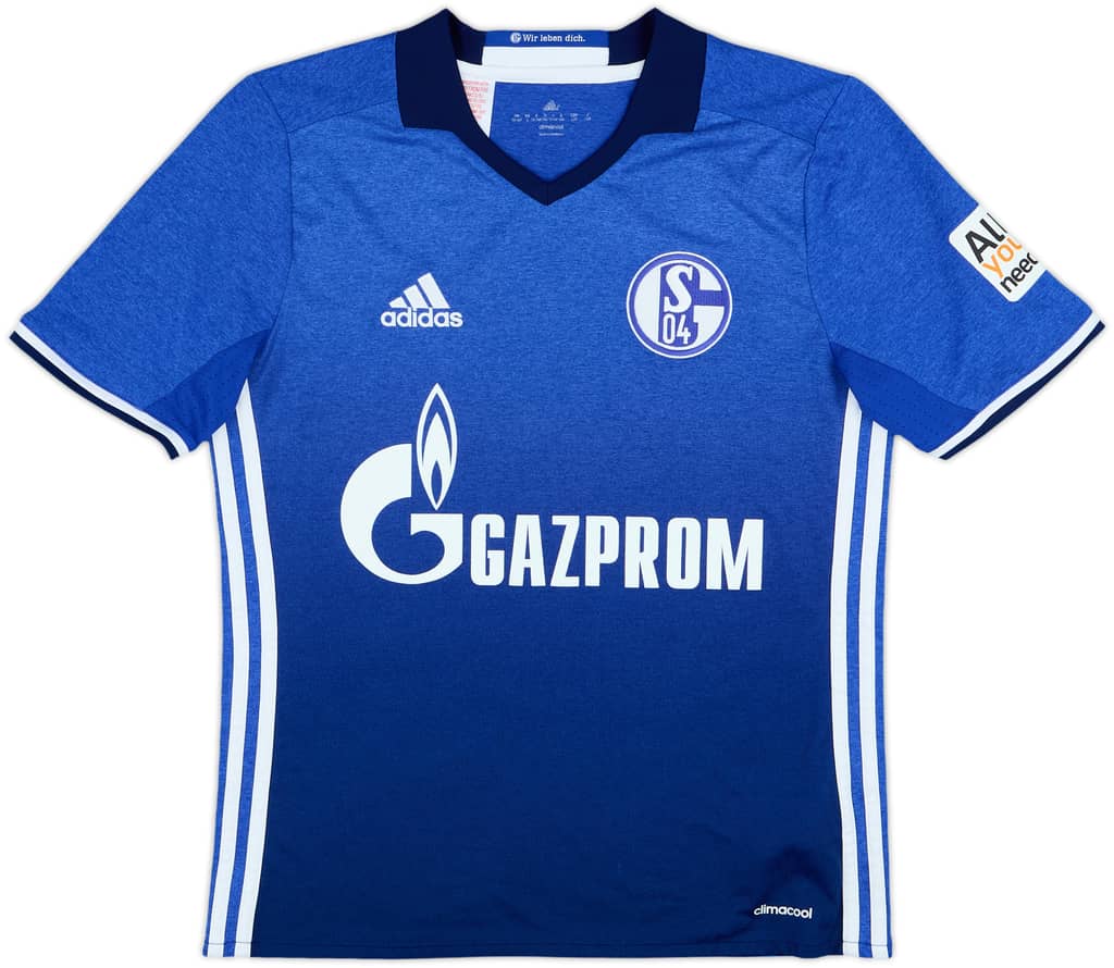 2016-18 Schalke Home Shirt - 8/10 - (L.Boys)