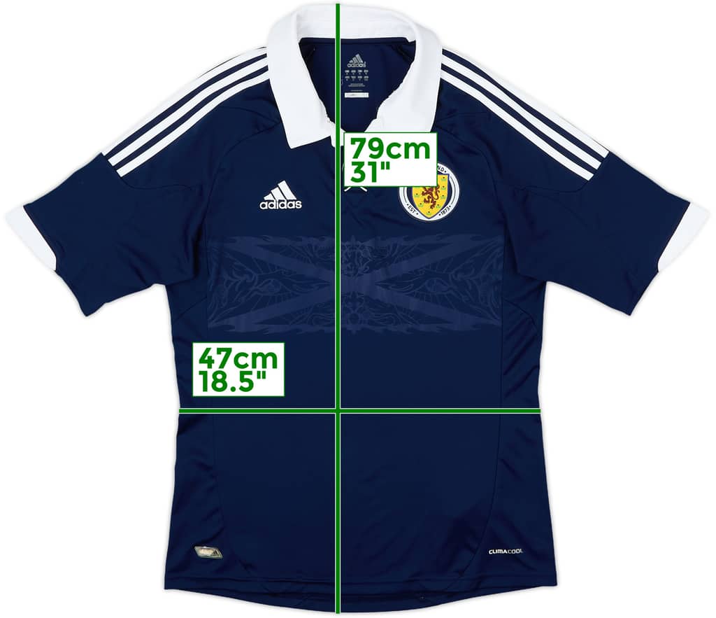 2011-13 Scotland Home Shirt - 8/10 - (M)
