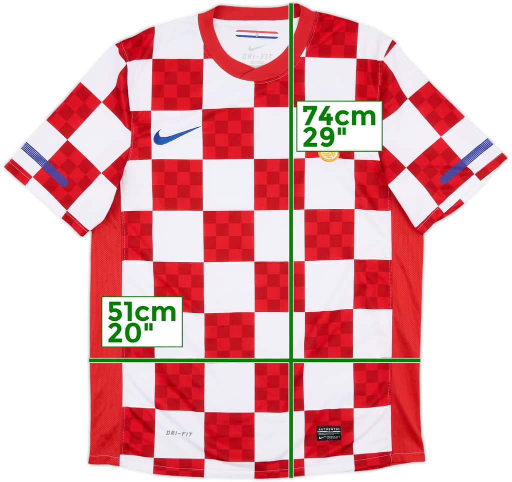 2010-12 Croatia Home Shirt - 8/10 - (M)