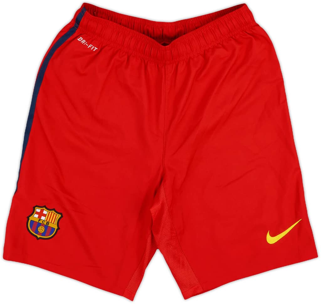 2013-14 Barcelona Away Shorts - 9/10 - (S)