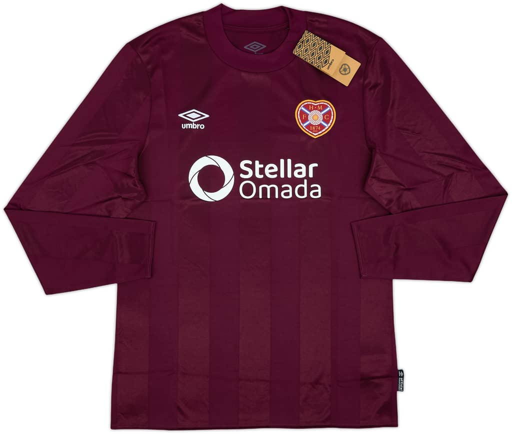 2024-25 Hearts Home L/S Shirt (M)