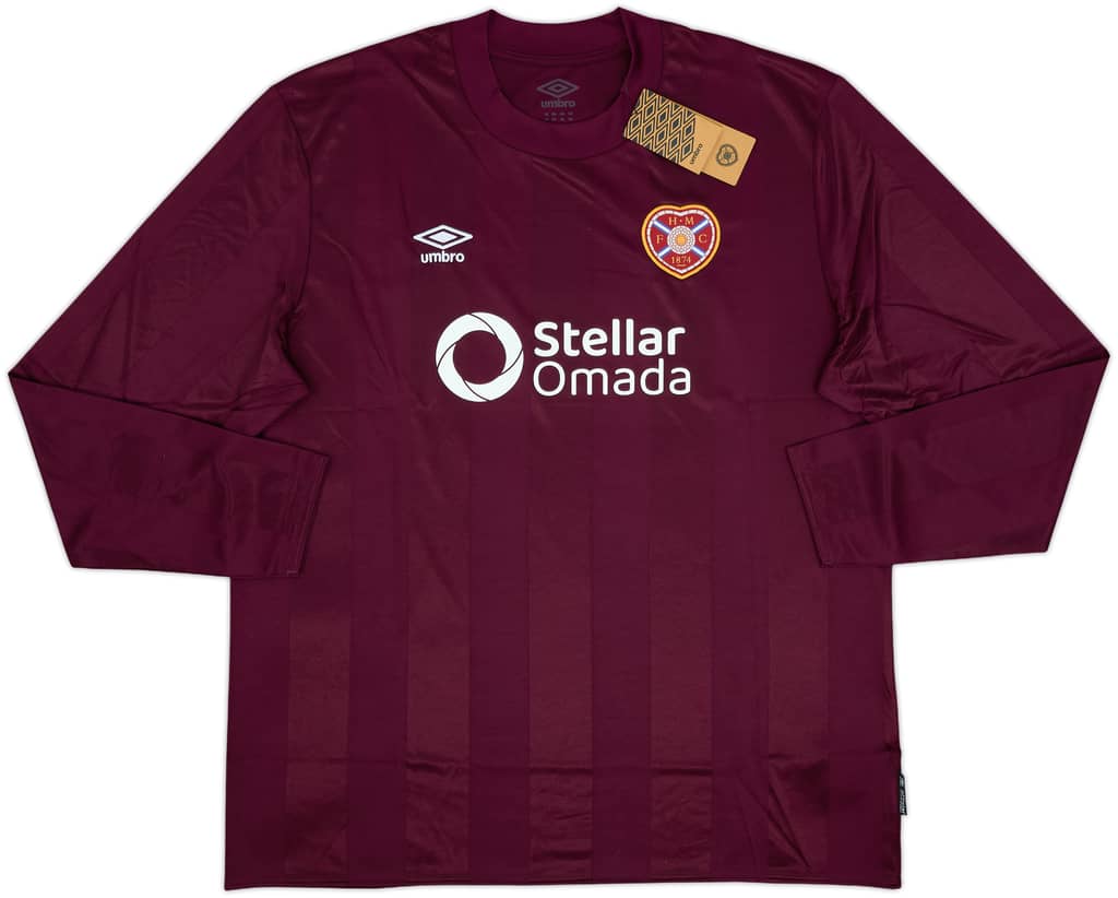 2024-25 Hearts Home L/S Shirt (XXL)