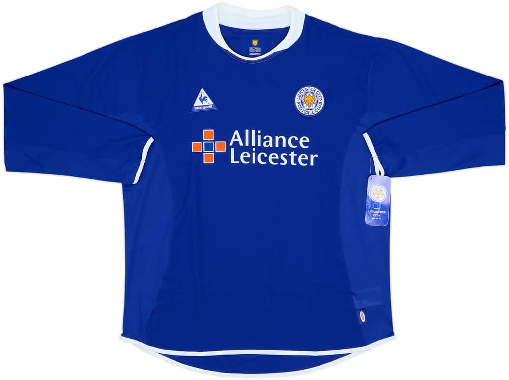 2003-04 Leicester Home L/S Shirt (L)