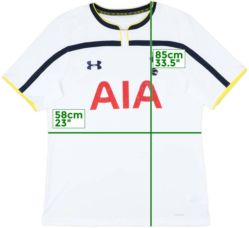 2014-15 Tottenham Home Shirt - 5/10 - (XXL)