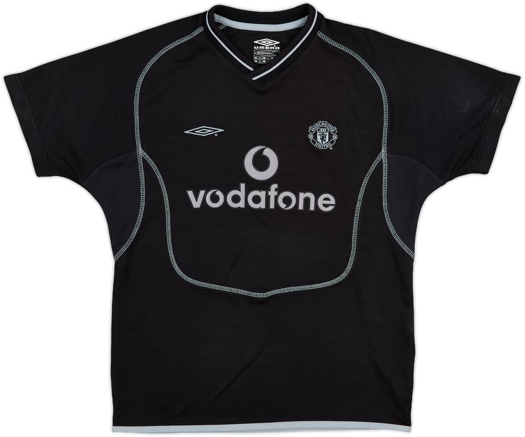 2000-02 Manchester United GK S/S Shirt - 9/10 - (L.Boys)