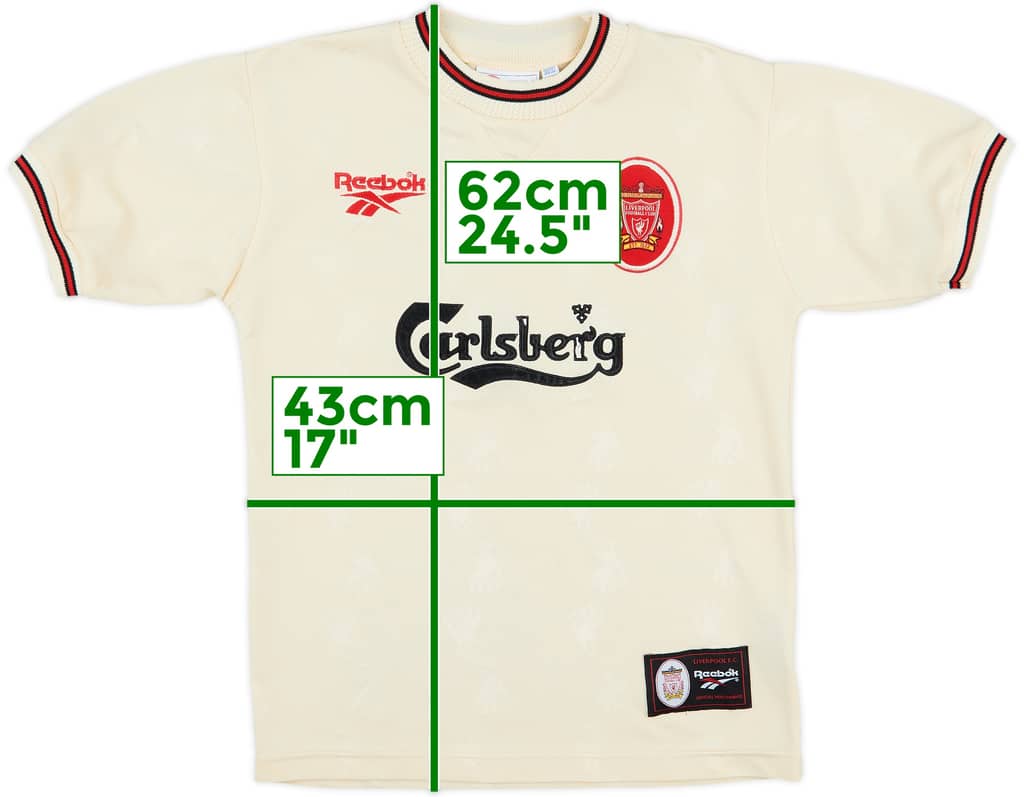 1996-97 Liverpool Away Shirt - 7/10 - (L.Boys)