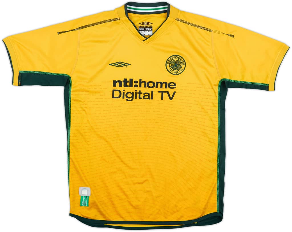2002-03 Celtic Away Shirt - 8/10 - (L.Boys)