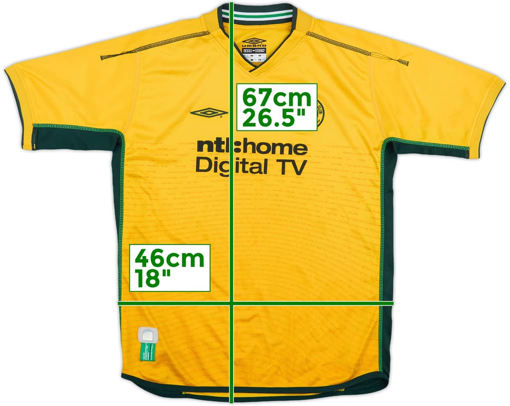 2002-03 Celtic Away Shirt - 8/10 - (L.Boys)