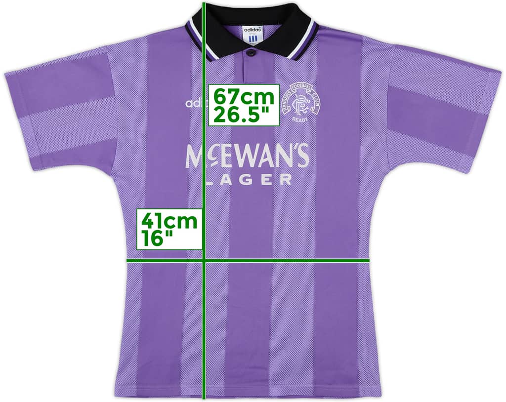 1994-95 Rangers European Shirt - 8/10 - (M.Boys)
