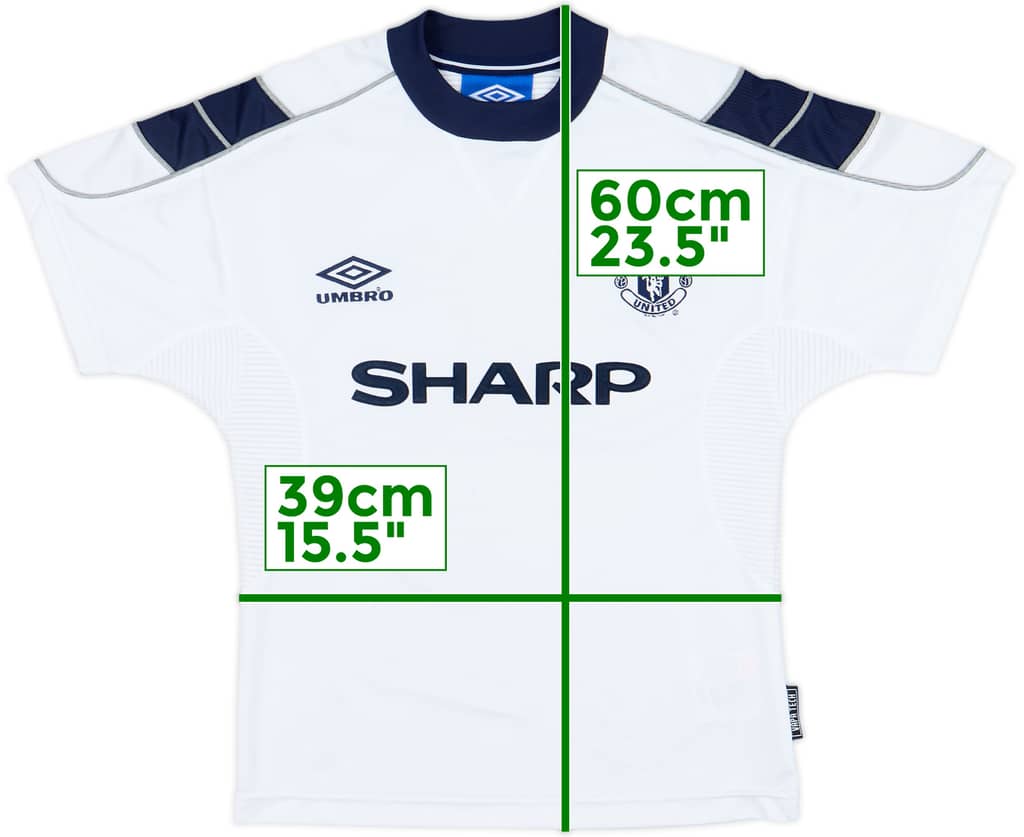 1999-00 Manchester United Third Shirt - 9/10 - (M.Boys)