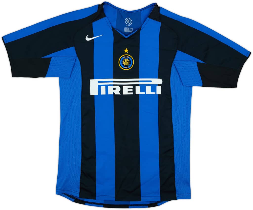 2004-05 Inter Milan Home Shirt - 8/10 - (XL.Boys)