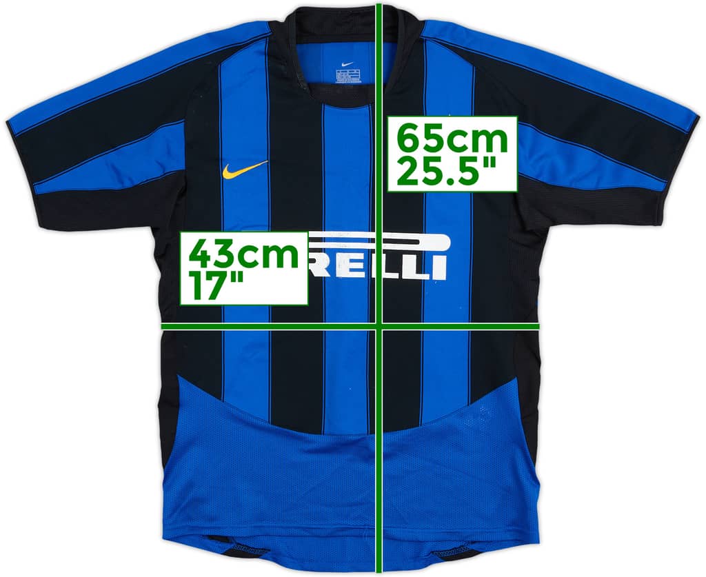 2003-04 Inter Milan Home Shirt - 6/10 - (L.Boys)
