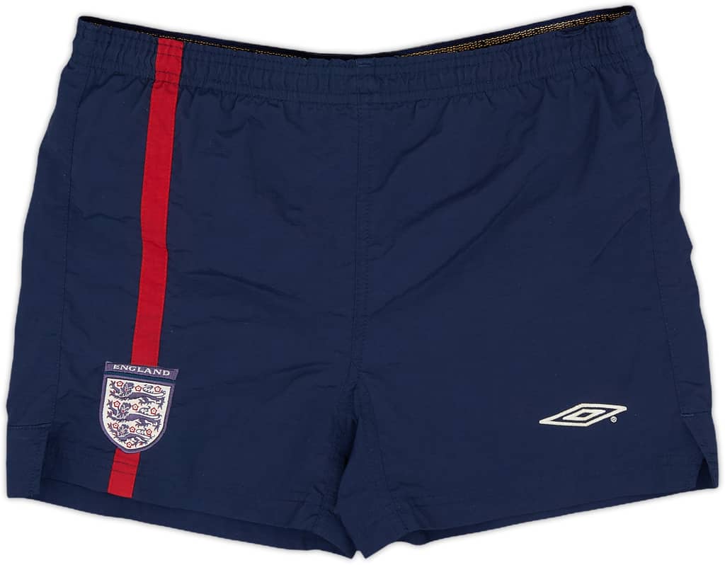 2002-04 England Home Shorts - 4/10 - (M.Boys)