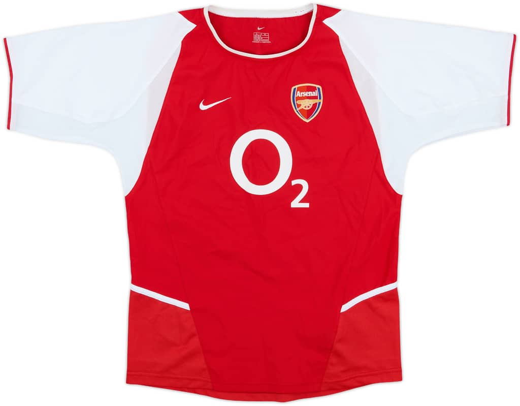 2002-04 Arsenal Home Shirt - 8/10 - (L.Boys)
