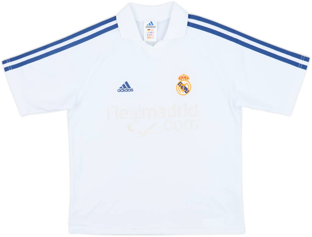 2001 Real Madrid Home Shirt - 4/10 - (M.Boys)