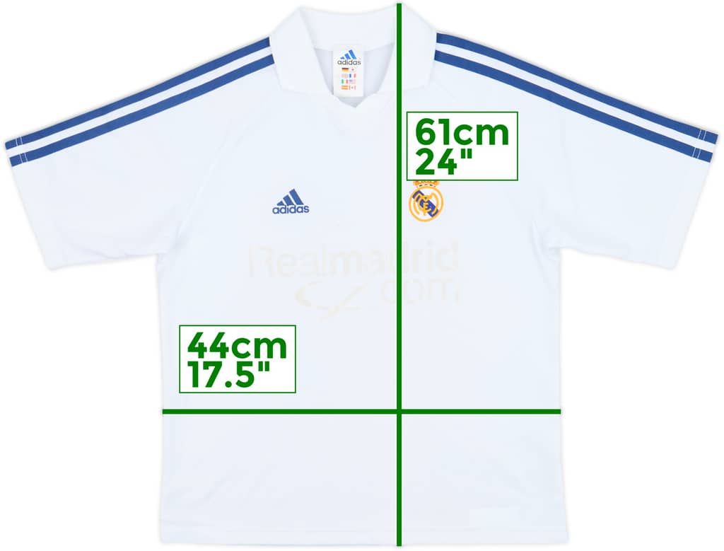 2001 Real Madrid Home Shirt - 4/10 - (M.Boys)
